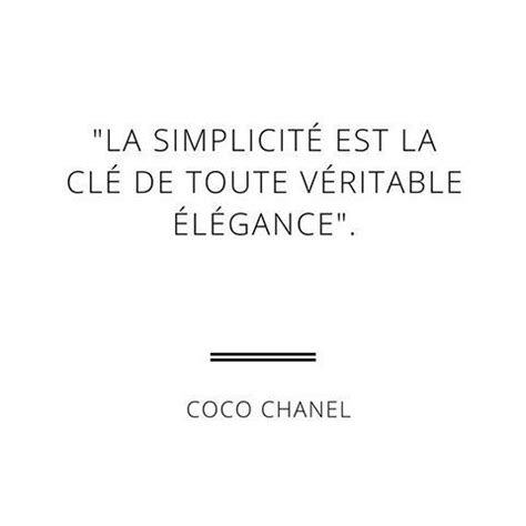 coco chanel simplicité|coco chanel français.